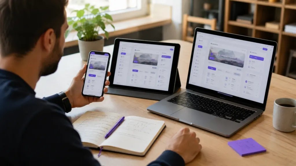 Application testée en conditions réelles sur plusieurs appareils avant sa mise en ligne