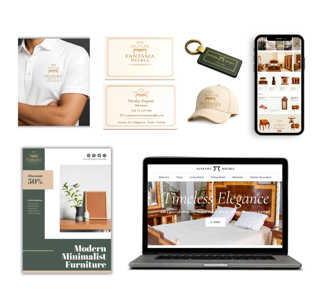 Fantasia Meuble : une élégance intemporelle, de l&rsquo;identité à la boutique en ligne